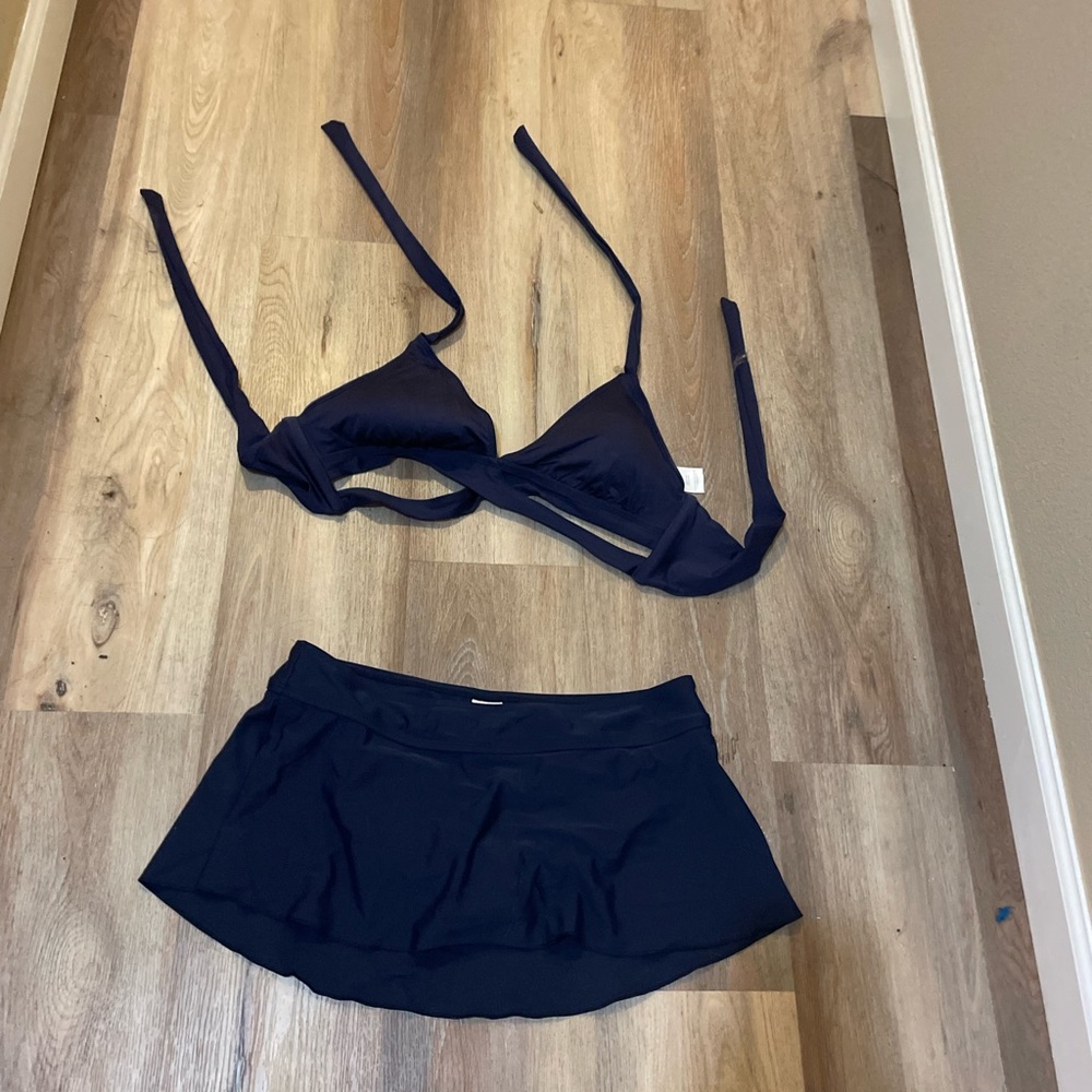 Blue bikini